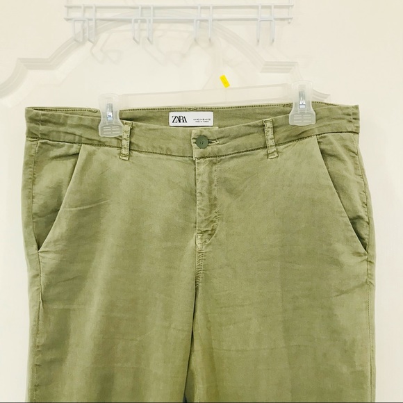 Zara Women’s Green Ankle Trousers - Picture 4 of 14